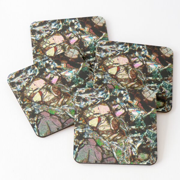 Item preview, Petrographic thin section of a basalt rock designed and sold by Zosimus.
