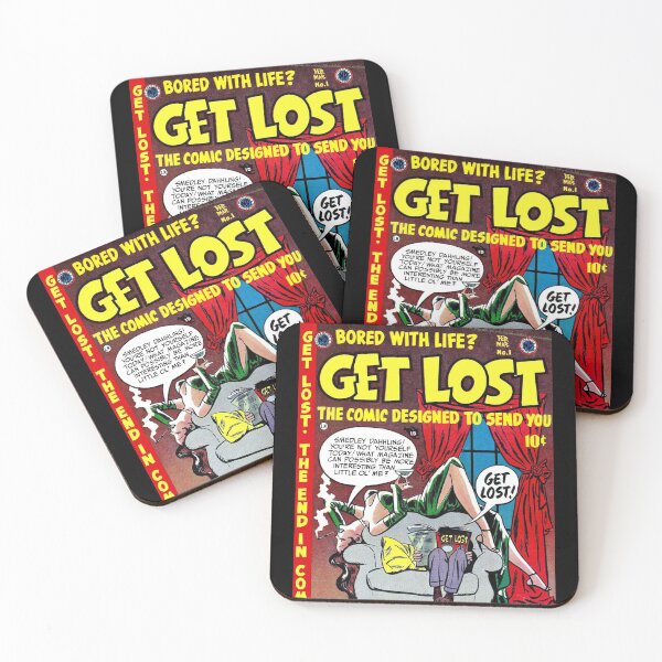Item preview, Get Lost Comics 1954, Vintage Comic Book Cover designed and sold by Creative Unrest.
