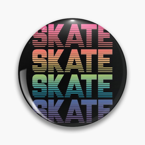 Item preview, Rainbow Gradient Skate designed and sold by grinningskull.