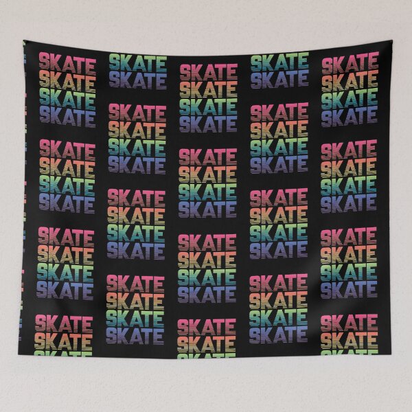 Item preview, Rainbow Gradient Skate designed and sold by grinningskull.