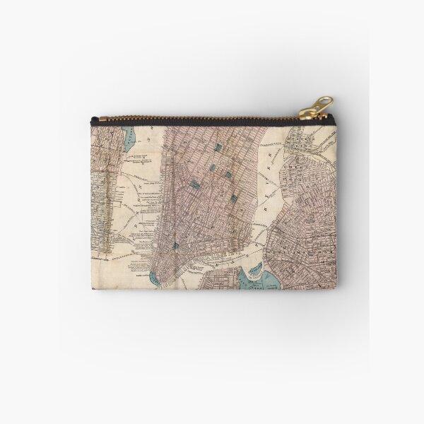 Item preview, Vintage Map of New York City (1867) designed and sold by BravuraMedia.