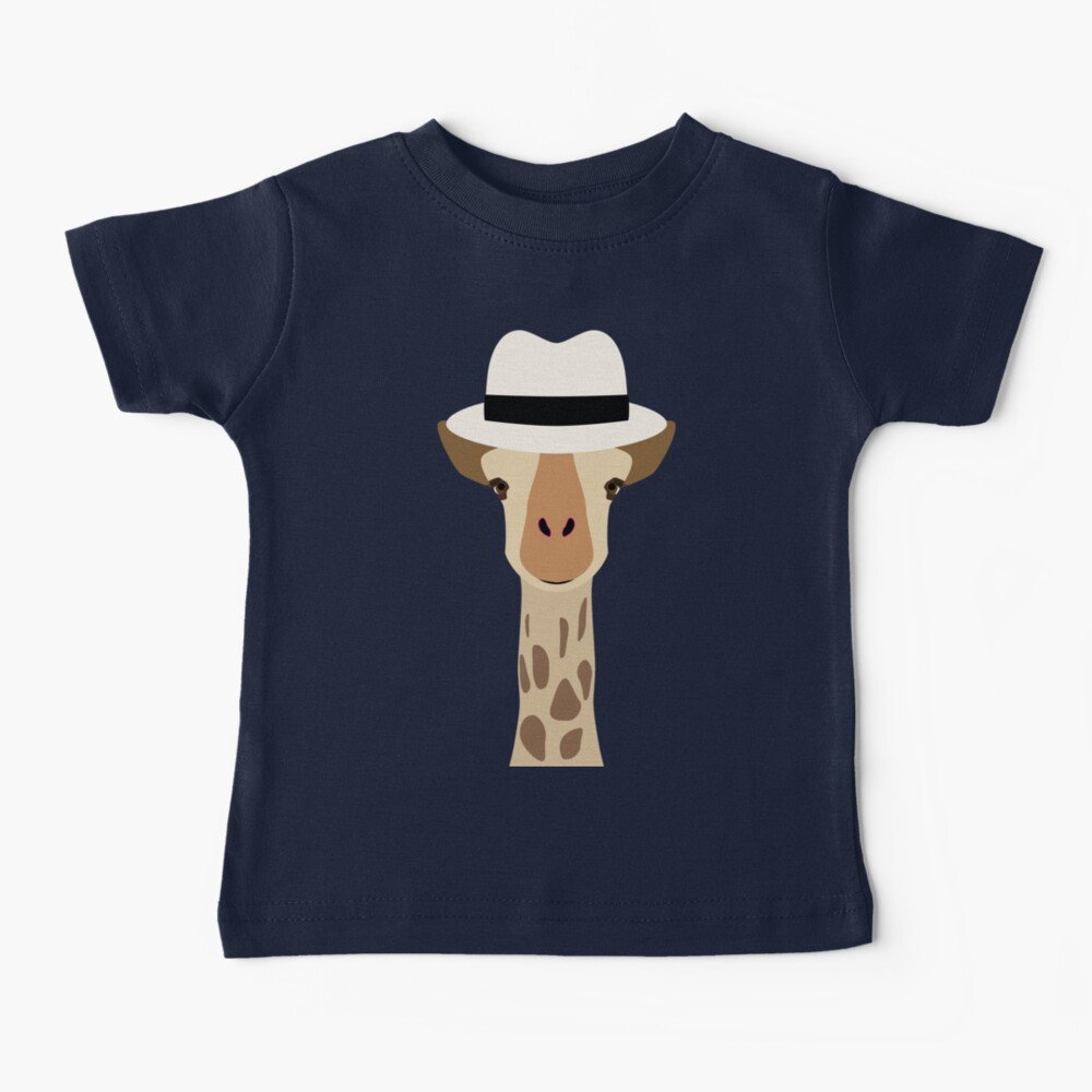 NDVH Giraffe Wearing a Fedora Baby T-Shirt