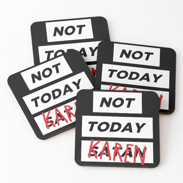 Item preview, Not Today, Karen (black) designed and sold by thisIsIconik.