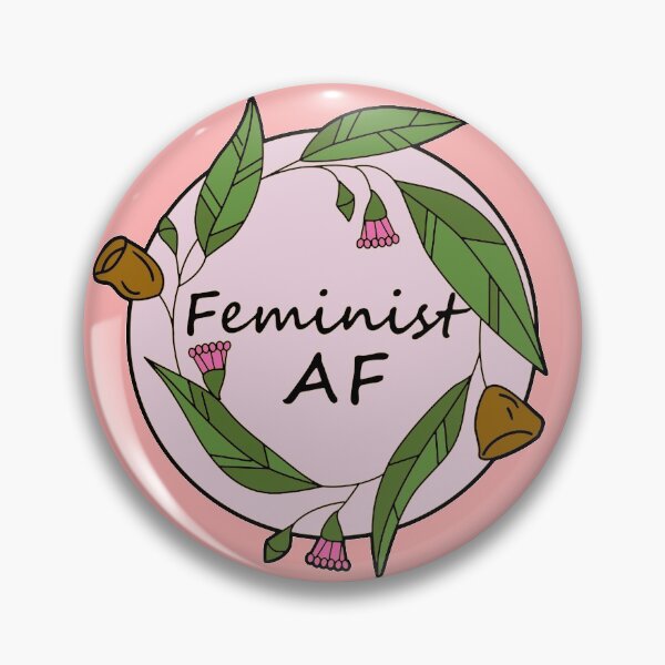 Item preview, Feminist Wreath (pink) designed and sold by PatchPress.