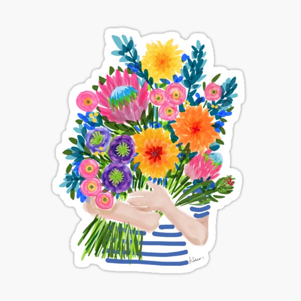Flowers for YOU! Sticker