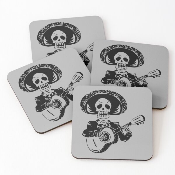 Item preview, Day of The Dead Skeleton With Guitar designed and sold by RedBoyShop.