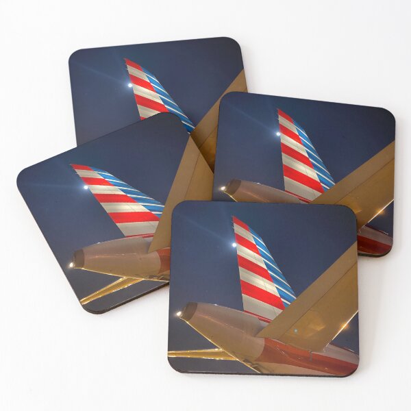AA Tail Coasters (Set of 4)