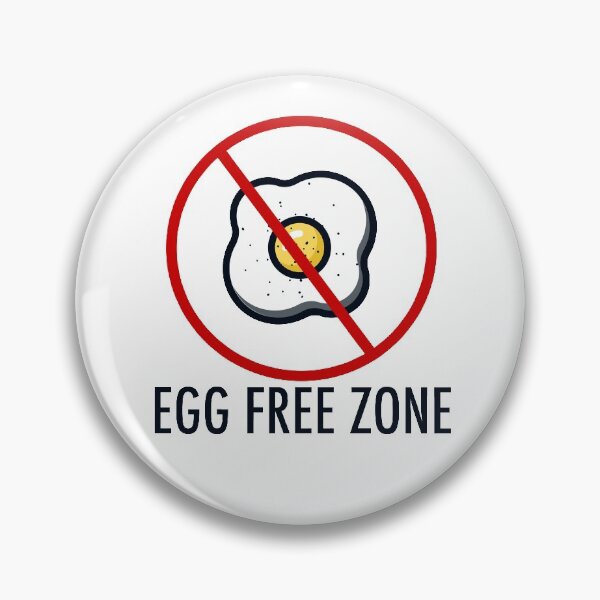 Item preview, Egg Free Zone Food Allergy designed and sold by Epic Love Designs.