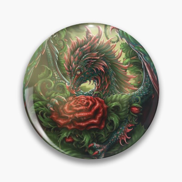 Item preview, Rose Guardian Dragon designed and sold by SheBlackDragon.