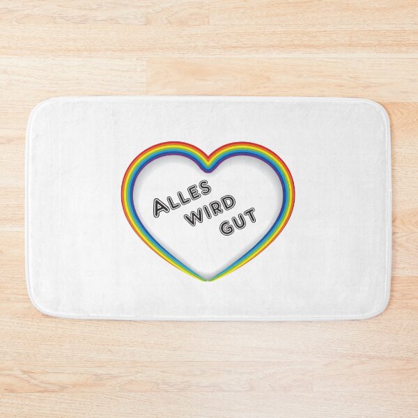 Item preview, Rainbow Heart - Everything will be fine designed and sold by QuenLotta-Arts.