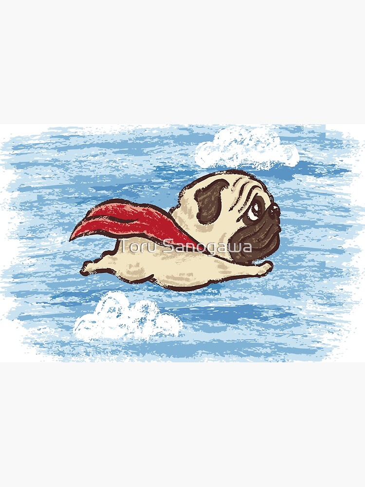 Flying Pug by sanogawa