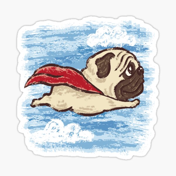 Item preview, Flying Pug designed and sold by Toru Sanogawa.