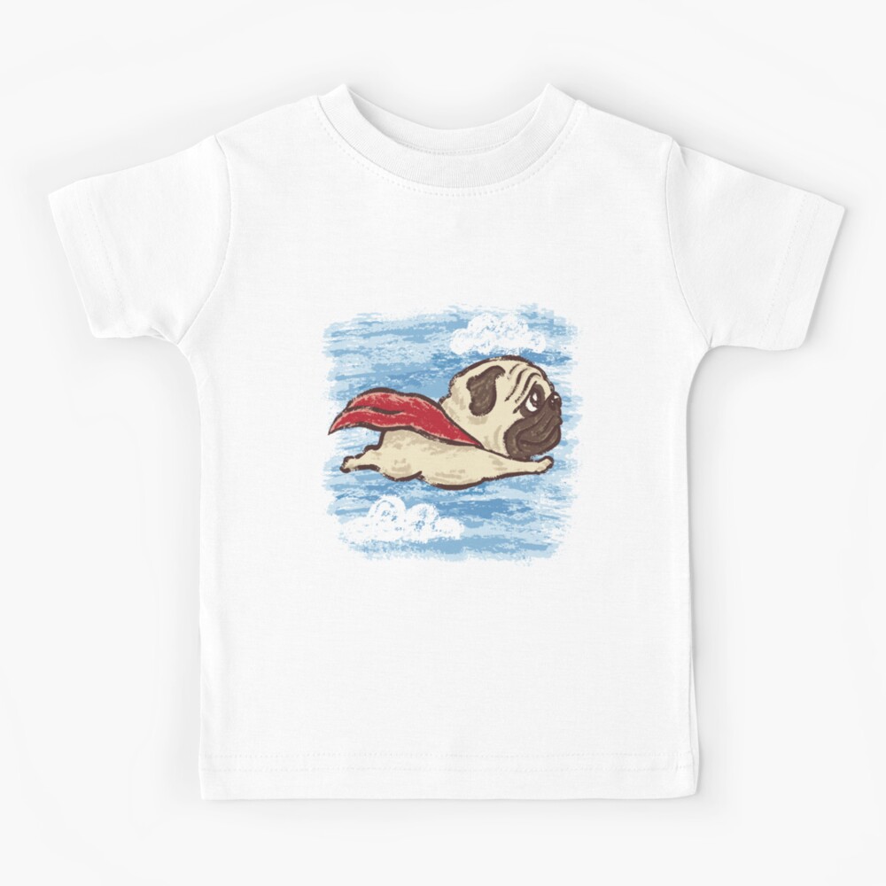 Flying Pug Kids T-Shirt