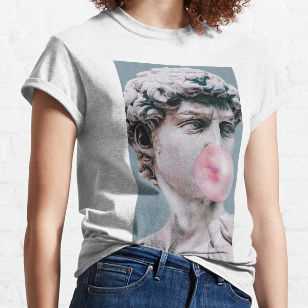 DAVID DE MIGUEL ANGEL CON CHICLE Camiseta clásica