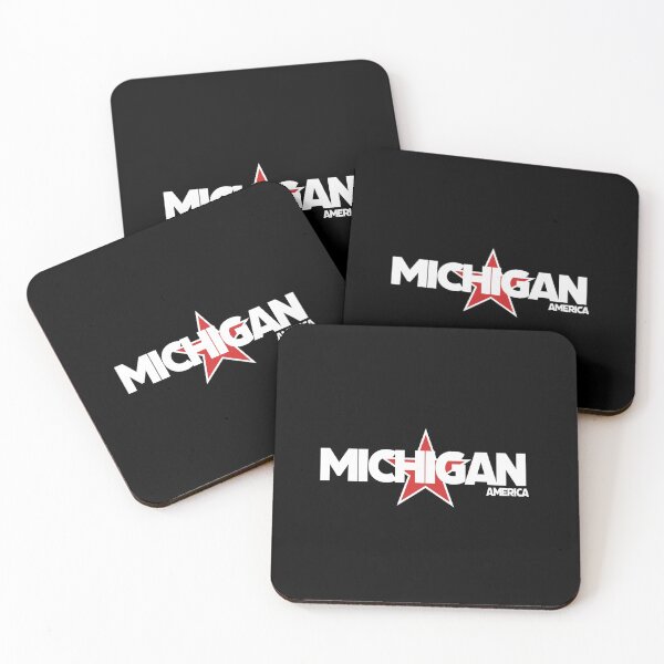 Item preview, Michigan - America including Red Star Background designed and sold by agsduy.