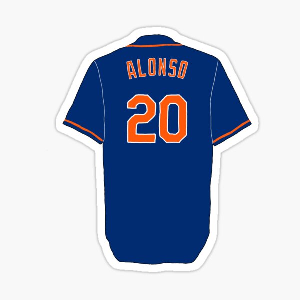 Pete Alonso Jersey  Sticker for Sale by athleteart20