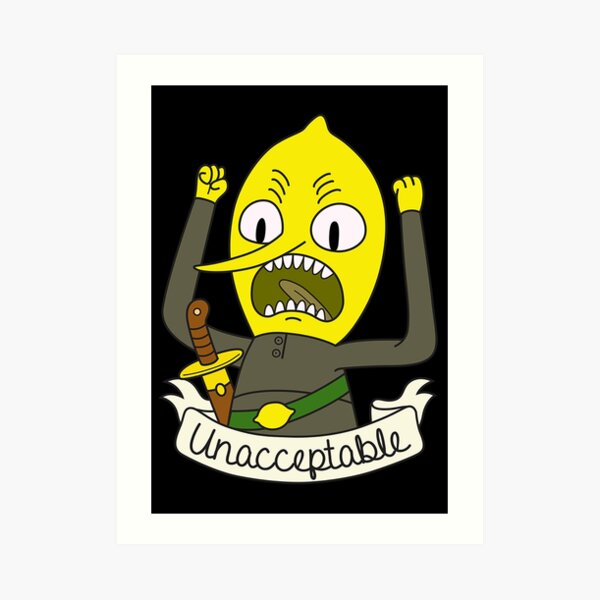Lemongrab Art Print