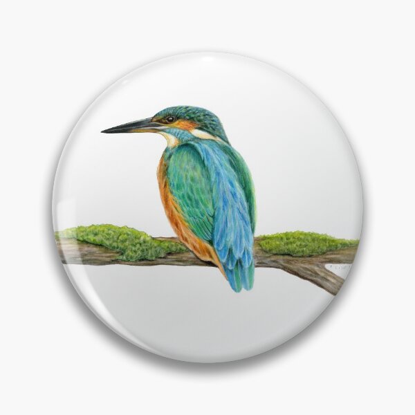 Item preview, Common Kingfisher (Alcedo atthis) designed and sold by Tamara Clark.