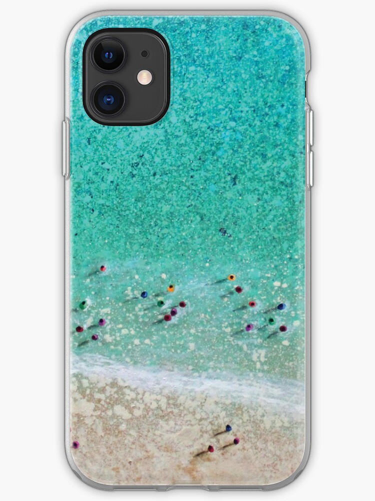 Thumbnail 1 of 5, iPhone Case, Bayside Bathers designed and sold by grimmhewitt67.