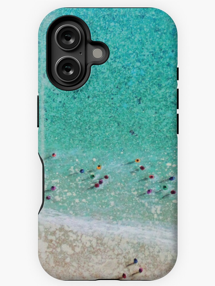 Thumbnail 1 of 4, iPhone Case, Bayside Bathers designed and sold by grimmhewitt67.