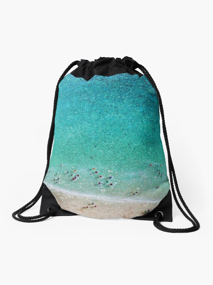 Thumbnail 1 of 3, Drawstring Bag, Bayside Bathers designed and sold by grimmhewitt67.