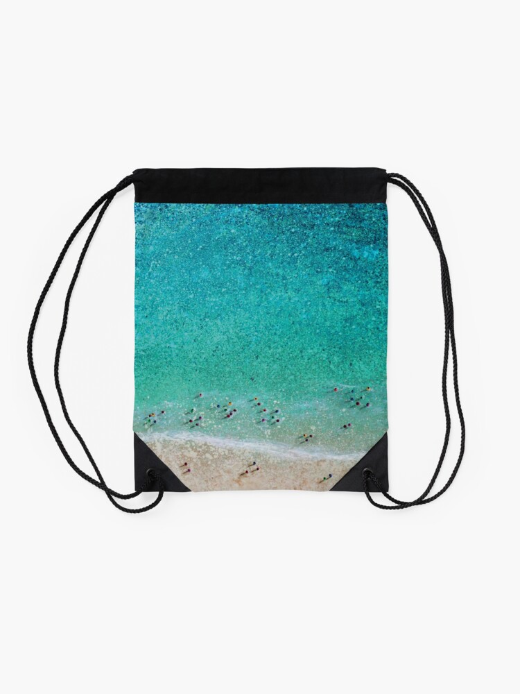 Thumbnail 2 of 3, Drawstring Bag, Bayside Bathers designed and sold by grimmhewitt67.