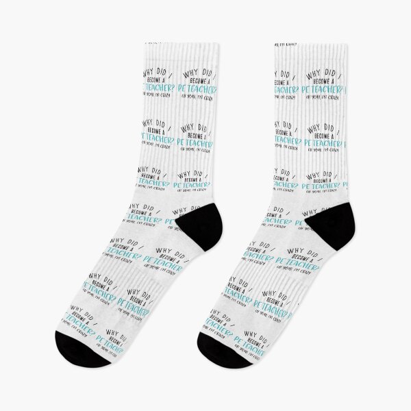 Item preview, Why did I become a PE TEACHER? Oh year, I'm CRAZY! designed and sold by jazzydevil.