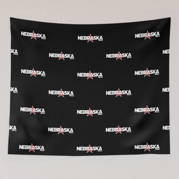 Item preview, Nebraska - America including Red Star Background designed and sold by agsduy.