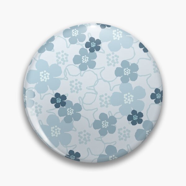 Item preview, Cherry Blossoms in Blues designed and sold by Teresa Ryan.