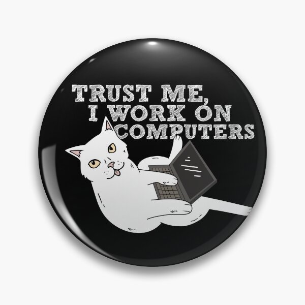 Artikelvorschau, EDV Computer Programmierer Katze - Witziger IT'ler Büro Humor entworfen und verkauft von stiffla6.