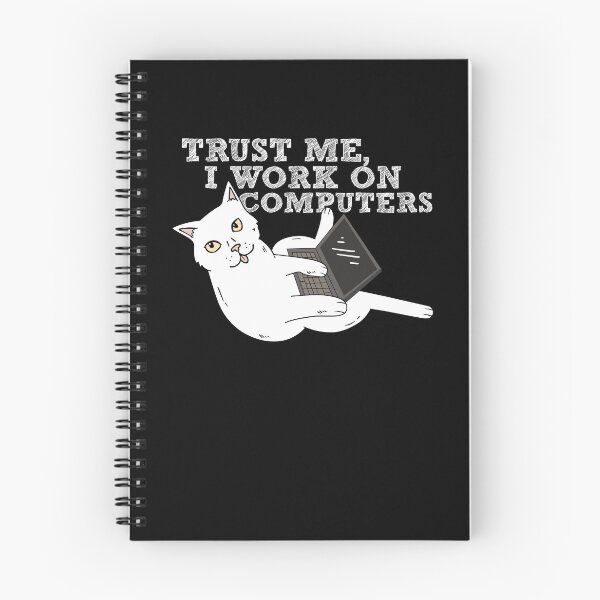 Item preview, computer programmer cat - Funny IT'ler office humor designed and sold by stiffla6.