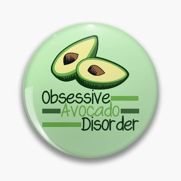 Item preview, Funny Obsessive Avocado Disorder designed and sold by Epic Love Designs.