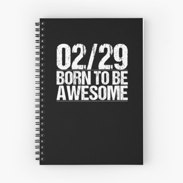 Item preview, 02 29 Born To Be Awesome Leap Year Birthday designed and sold by TooFlyDesign.