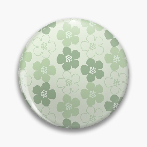 Item preview, Cherry Blossoms in Greens designed and sold by Teresa Ryan.