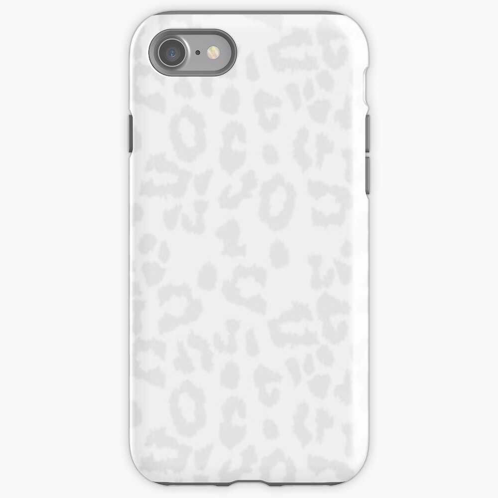 "White Cheetah Print" iPhone Case & Cover by MakennaWhaley Redbubble