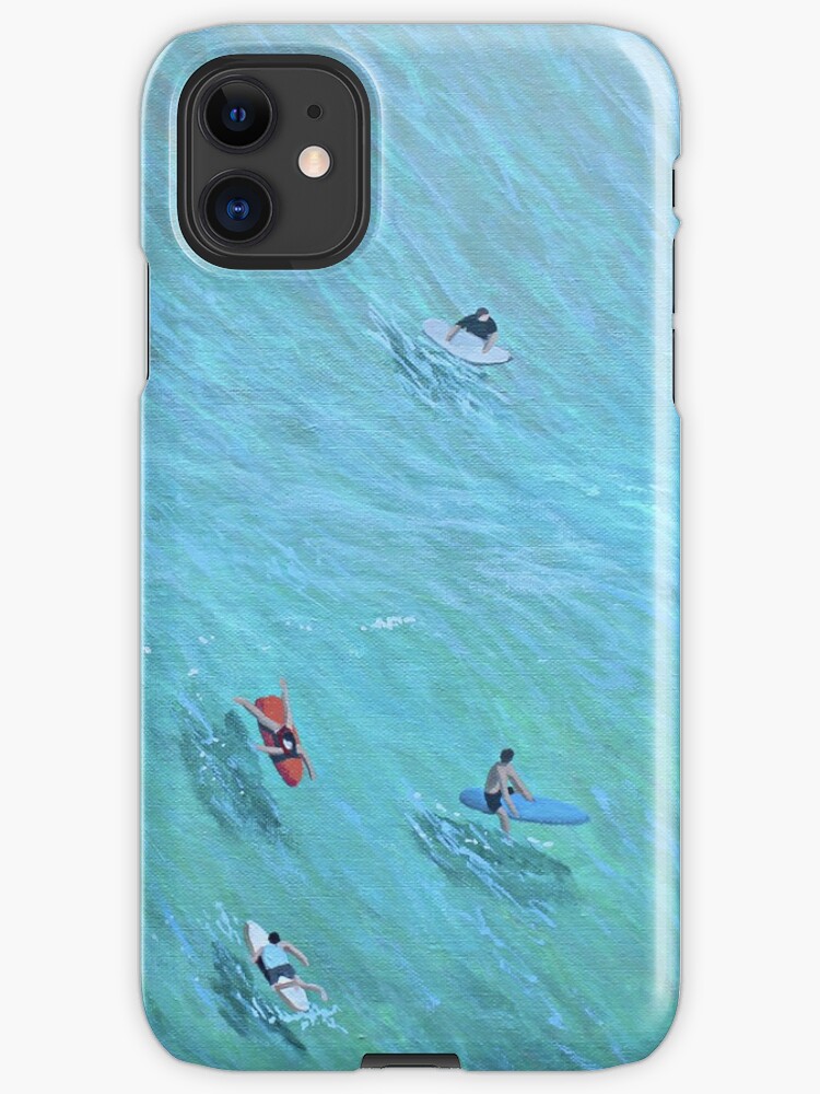 Thumbnail 1 of 4, iPhone Case, Waiting for the Wave designed and sold by grimmhewitt67.