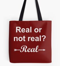 Hunger Games Real or Not Real 2 Tote Bag