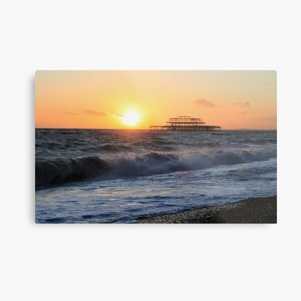 West Pier Metal Print