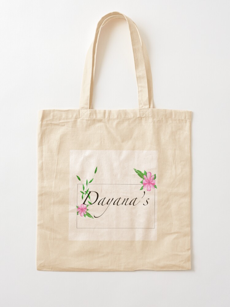  Personalized Floral Tote Bags Gift for Women w/Name