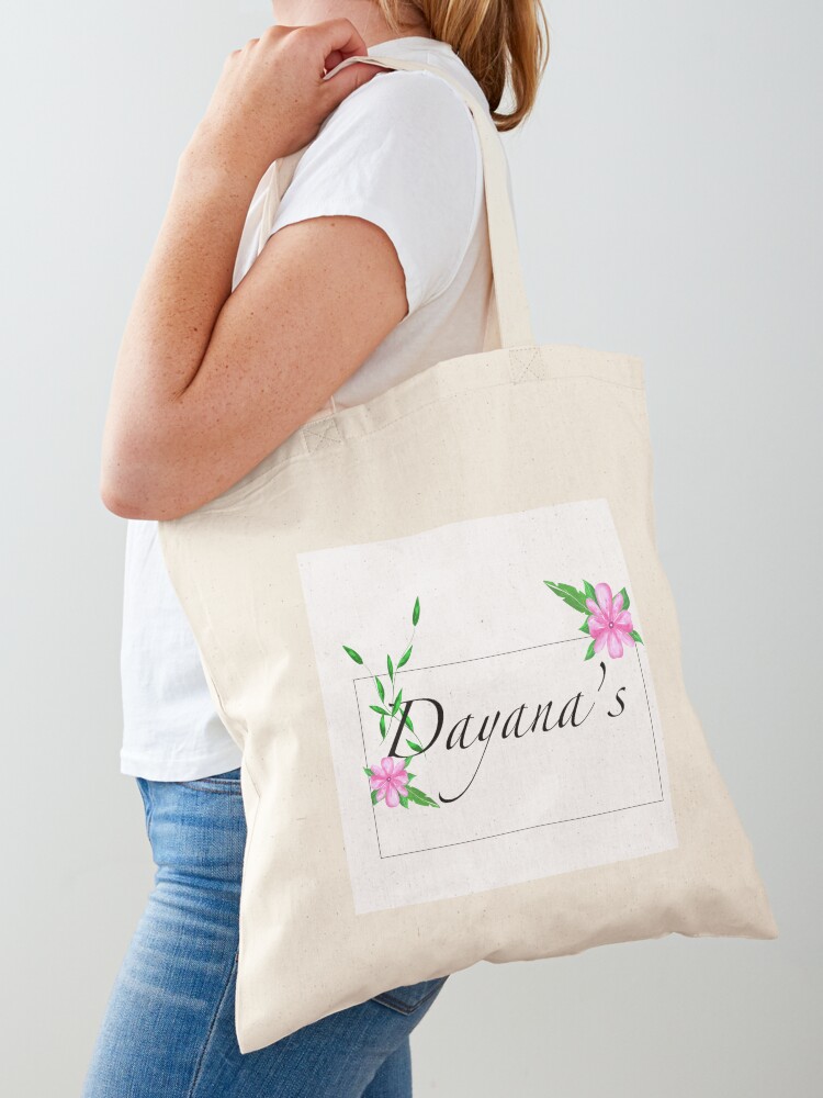 Dayana.Personalised gift ideas,floral name design  Tote Bag for Sale by  bambino12345678