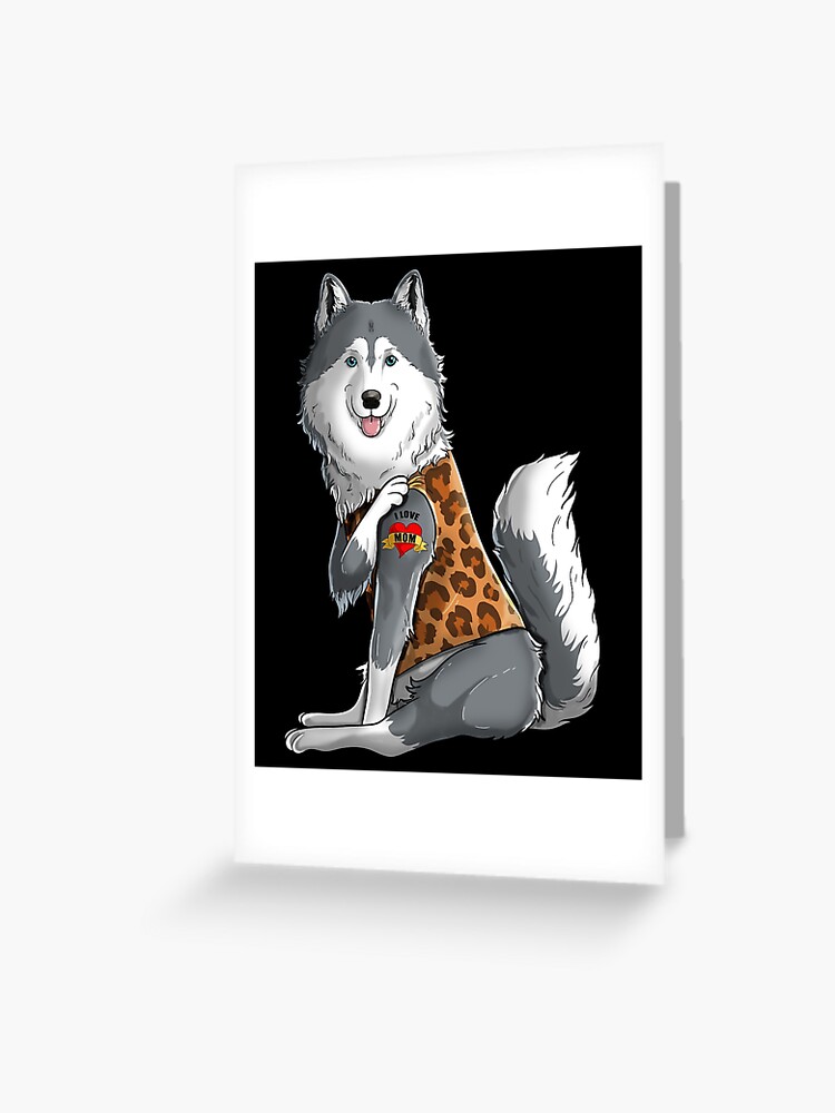 Husky Dog Card Birthday or Thank You Card Siberian Husky Card From the Dog  Dog Mom/dad Card Dog Lover Gift Blank Pet Card - Etsy