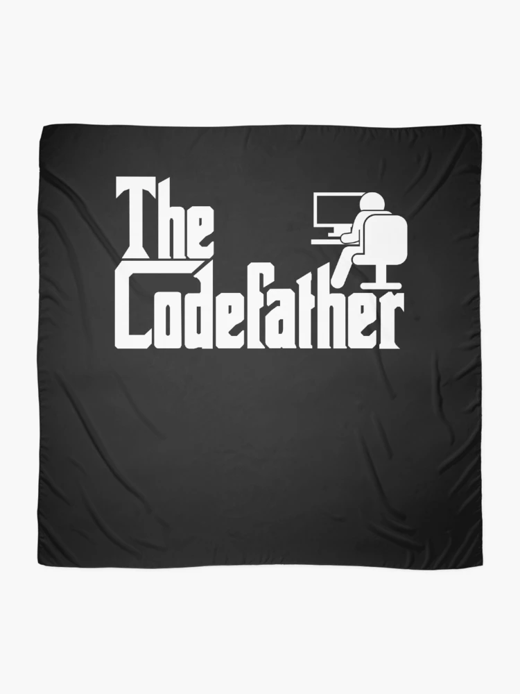 Thumbnail 2 of 3, Scarf, Programmer Coding Funny Hacker Tee Codefather Developer designed and sold by majuga.