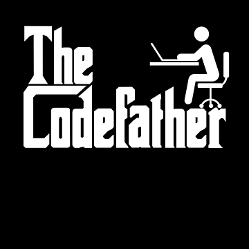 Artwork thumbnail, Programmer Coding Funny Hacker Tee Codefather Developer by majuga