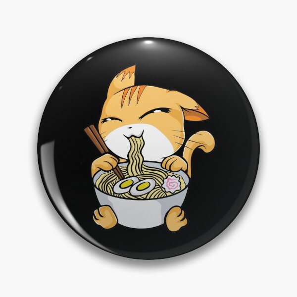 Item preview, Kawaii Cat Ramen Bowl Funny Anime Noodles Kitty designed and sold by perfectpresents.