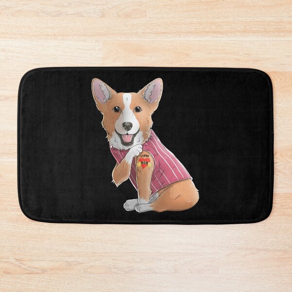 Artikelvorschau, Ich liebe Mama Tattoo Corgi Mama Muttertagsgeschenk entworfen und verkauft von fatamyfan1.