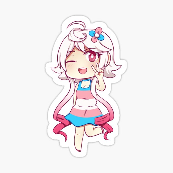 Vocaloid Trans Pride Maika Sticker