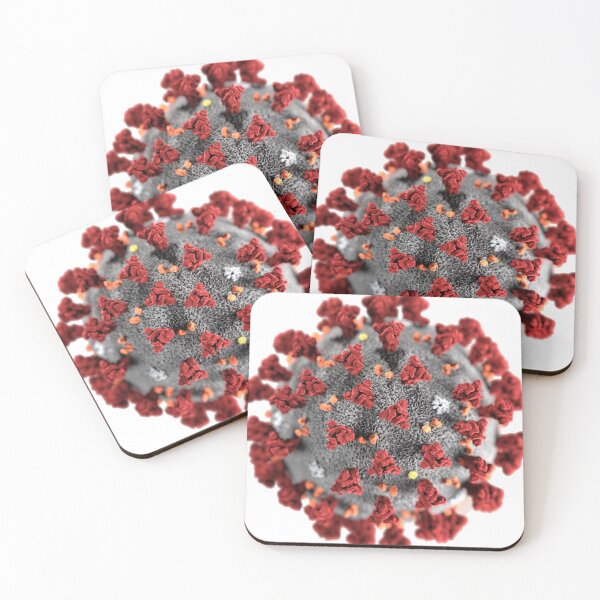 Coronavirus Coasters (Set of 4)