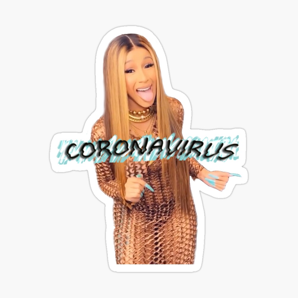 Cardi B Coronavirus Greeting Card By Mandyparkb Redbubble Cardi B Coronavirus Greeting Card By Mandyparkb Redbubble