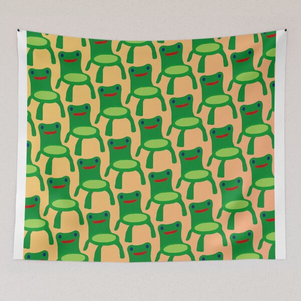 Item preview, Froggy Chair Pattern designed and sold by backgroundsmia.