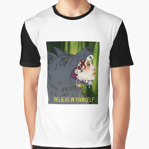Little Red Wolf Graphic T-Shirt